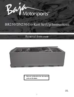 Baja motorsports BR250 Setup Instructions preview