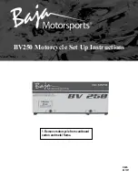 Baja motorsports BV250 Setup Instructions preview