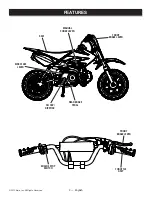 Предварительный просмотр 8 страницы Baja motorsports DIRT BIKE MOTOCROSS Operator'S Manual