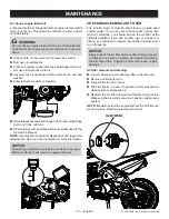 Предварительный просмотр 15 страницы Baja motorsports DIRT BIKE MOTOCROSS Operator'S Manual