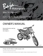 Baja motorsports Dirt Runner 90 Owner'S Manual preview