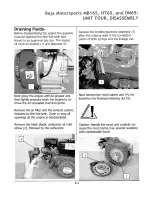 Предварительный просмотр 18 страницы Baja motorsports DN65 Repair Operation Manual