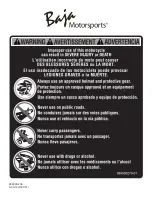 Предварительный просмотр 48 страницы Baja motorsports DR70 Operator'S Manual