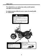 Предварительный просмотр 9 страницы Baja motorsports Phoenix 250 Owner'S Manual