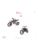 Baja motorsports X250 Dirt Bike Manual preview