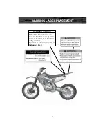 Preview for 8 page of Baja motorsports X250 Dirt Bike Owner'S Manual