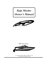 Preview for 1 page of Baja 202 Islander Owner'S Manual