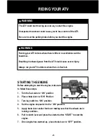 Preview for 30 page of Baja BA 250 Owner'S Manual