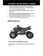 Preview for 45 page of Baja BA 250 Owner'S Manual