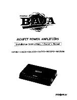 Preview for 1 page of Baja HA1000 Installation And Owner'S Manual