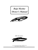 Baja Islander 242 Owner'S Manual preview