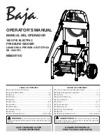 Preview for 1 page of Baja MB801700 Operator'S Manual