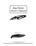 Baja Outlaw 20 Owner'S Manual предпросмотр