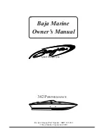 Baja Performance 342 Owner'S Manual preview