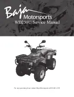 Preview for 1 page of Baja WD250U Service Manual