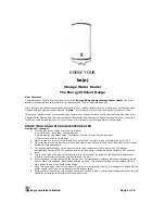 Preview for 1 page of Bajaj Storage Water Heater User Manual