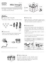 Предварительный просмотр 2 страницы BAJO Mini skittles 95140 Instructions