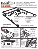 Предварительный просмотр 1 страницы BAK BAKFlip G2 Installation Sheet