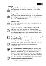 Preview for 2 page of BAK ErOn BL Operating Manual