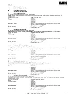 Preview for 11 page of BAK proton Operating Manual