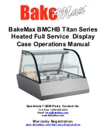 Предварительный просмотр 1 страницы Bake Max BMCHB Titan Series Operation Manual