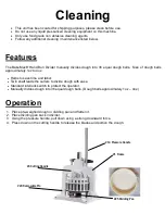 Preview for 3 page of Bake Max BMHBD01 Operation Manual