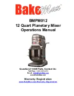 Bake Max BMPM012 Operation Manual preview