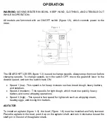 Preview for 4 page of Bake Max BMPM012 Operation Manual