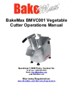 Bake Max BMVC001 Operation Manual preview