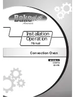 Preview for 1 page of Bake Max CO5TG Installation And Operation Manual