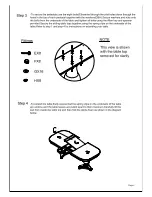 Предварительный просмотр 4 страницы Baker Bedford 210cm EXT Dining Table Step By Step Assembly Instructions