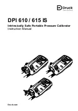 Baker Hughes Druck DPI 610 IS Instruction Manual предпросмотр