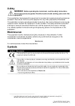 Предварительный просмотр 3 страницы Baker Hughes Druck DPI 610A Instruction Manual