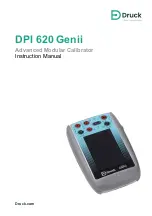 Preview for 1 page of Baker Hughes Druck DPI 620 Genii Instruction Manual