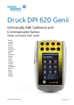 Preview for 1 page of Baker Hughes Druck DPI 620 Genii Safety And Quick Start Manual