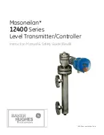 Baker Hughes Masoneilan 12400 Series Instruction Manual & Safety Manual preview