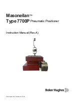 Baker Hughes Masoneilan 7700P Instruction Manual preview