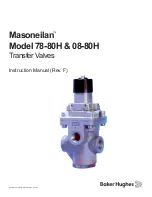 Baker Hughes Masoneilan 78-80H Instruction Manual предпросмотр