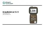 Baker Hughes Waygate Technologies CL 5 Operating Manual preview