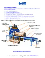 Preview for 11 page of Baker Blue Streak 3640E User Manual