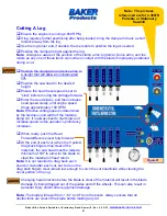 Preview for 21 page of Baker Blue Streak 3640E User Manual