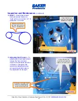 Preview for 33 page of Baker Blue Streak 3640E User Manual