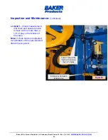 Preview for 34 page of Baker Blue Streak 3640E User Manual