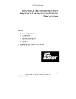 Предварительный просмотр 23 страницы Baker D30R User'S Manual & Operating Instructions