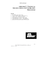 Предварительный просмотр 135 страницы Baker D30R User'S Manual & Operating Instructions