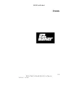 Предварительный просмотр 139 страницы Baker D30R User'S Manual & Operating Instructions