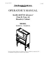 Baker SterilGARD III Advance Operator'S Manual preview