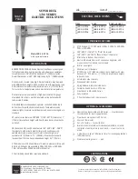 Bakers Pride 5736 Specifications preview