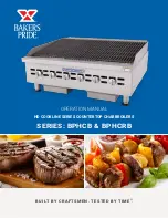 Bakers Pride BPHCB Series Operation Manual предпросмотр