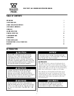 Preview for 3 page of Bakers Pride BPHD-CB-2460i Operation Manual